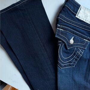 True Religion Dark Indigo Women's Boot Cut Jeans - Size 24